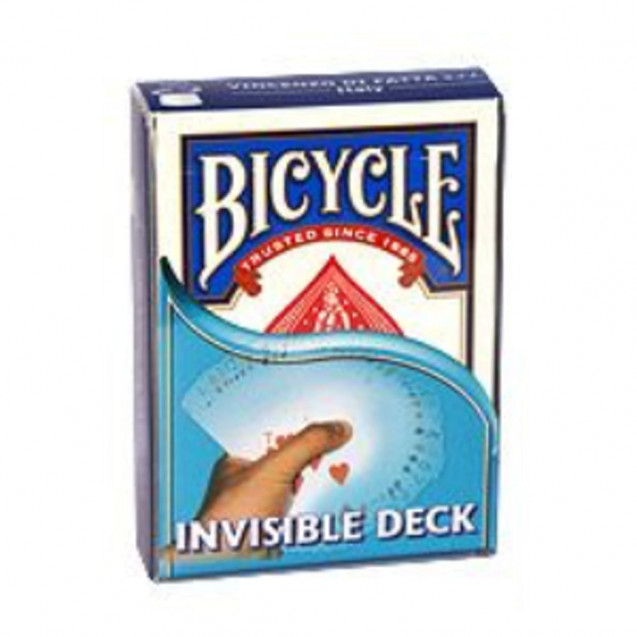 Трюковая колода Bicycle - Invisible Deck Blue