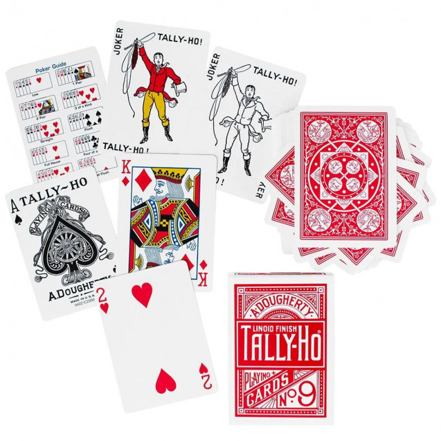 Tally-Ho - Fan Back Red